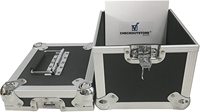 Boîte à disques en aluminium robuste, capacité 100 disques