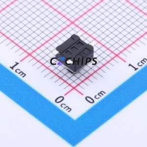 TD-1150SR-5.0H-250 Tactile Switch SMD-4P,4.5x4.5mm Switch Single Pole Single Throw Round Button 2.5N Vertical Mount - Product Image 2