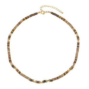 <span class=keywords><strong>Collana</strong></span> Placcata Oro 18k con Certificato REACH, Fai-da-Te con Perle di <span class=keywords><strong>Ambra</strong></span> Naturale e Ciondolo a Forma di Sole per Donne - Product Image 5
