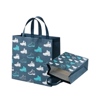 Sac de vêtements en non-tissé laminé sur mesure, réutilisable, avec logo