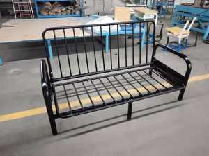 <span class=keywords><strong>Canapé</strong></span> multifonctionnel en <span class=keywords><strong>fer</strong></span> <span class=keywords><strong>forgé</strong></span>, cadre de jour en métal avec accoudoir, vente en gros, offre spéciale - Product Image 4