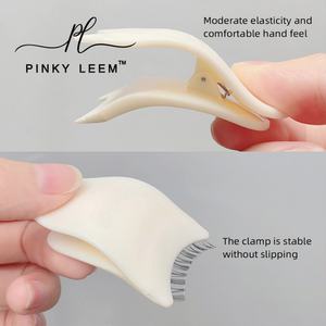 Pinky Leem New pink Lash <b>Tool</b> Private Label Silicone Quality Plastic Pad Curlers Black Beauty Portable Mini Eyelash Curler - Product Image 6