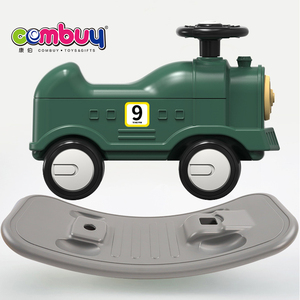 Tren de Juguete de Plástico con Batería, 4 Ruedas, Caballo Balancín 2 en 1, <span class=keywords><strong>Coche</strong></span> de Empuje <span class=keywords><strong>para</strong></span> Bebés de 2 a 4 Años - Product Image 5