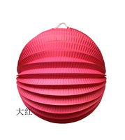 Lanterne de pastèque en papier de Noël suspendue pliable à empreinte personnalisée de haute qualité pour mariage, publicité, anniversaire