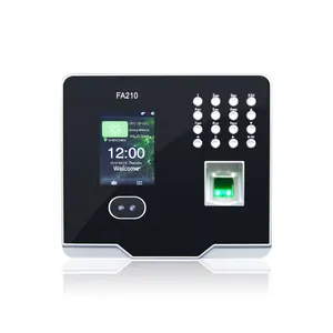 Portable Face Fingerprint Time Attendance Machine Customized ID Cards And Dual Camera Access Control System