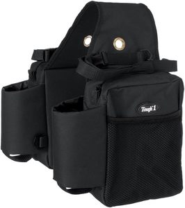 Échantillon gratuit Nouveau Sac de selle pour équipement d'équitation souple et imperméable Sac de selle western avec porte-bouteille - Product Image 5