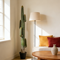 Grands cactus artificiels, succulentes, plantes de cactus du désert, plastique durable, haute qualité, décoration intérieure persistante pour le Nouvel An