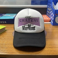 Casquette Trucker en Coton et Maille à 5 Panneaux de Haute Qualité pour Hommes, avec Logo Brodé Personnalisé et Patch en Caoutchouc, Idéale pour les Sports de Plein Air et les Activités de Performance