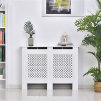 Armoire de radiateur moderne en MDF avec écran de protection chauffant pour meubles de maison dans le salon et la chambre à coucher