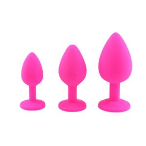 Butt Plug Adult <b>Trainer</b> Kit Toy with Crystal Diamond S&M Adult Gay Anal Plugs Toy for Beginners Couples Women Men - Product Image 1