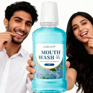 Zahnpflege Mundgeruch Behandlung Natürliche Bio-Minze Erfrischendes Mundwasser Tiefen reinigung - Product Image 1