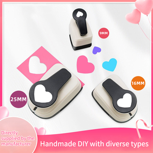 เครื่องเจาะกระดาษทำมือรูปหัวใจและดอกไม้ สำหรับเด็กเพื่อการศึกษา ขายส่ง เครื่องเจาะกระดาษลายนูน - Product Image 5