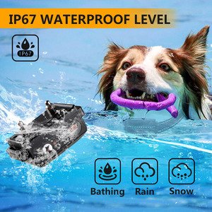 <span class=keywords><strong>Collar</strong></span> de Adiestramiento para Perros PaiPaitek Recargable de <span class=keywords><strong>1000M</strong></span> con Control Remoto Manual, Equipo Antiladridos, <span class=keywords><strong>Collar</strong></span> Electrónico para Perros, Dispositivo para Detener Ladridos para 2 Perros - Product Image 4