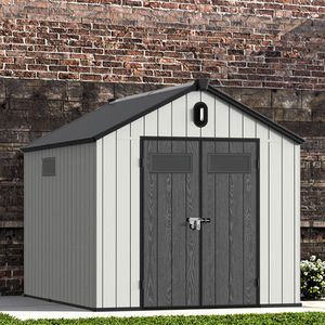 Remise portable personnalisée à bas prix <span class=keywords><strong>Abri</strong></span> <span class=keywords><strong>de</strong></span> <span class=keywords><strong>jardin</strong></span> à motif <span class=keywords><strong>composite</strong></span> pour meubles <span class=keywords><strong>de</strong></span> patio - Product Image 1