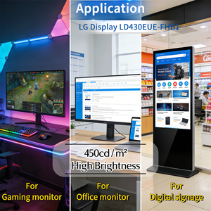 Pannello Display LCD <span class=keywords><strong>LG</strong></span> LD430EUE-FHB1 per Monitor Desktop 43 Pollici <span class=keywords><strong>FHD</strong></span> 1080P LCM Originale LVDS - Product Image 2
