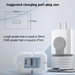 Support de Charge Universel avec <span class=keywords><strong>Enrouleur</strong></span> de Câble, Protection en Silicone pour <span class=keywords><strong>Chargeur</strong></span> avec <span class=keywords><strong>Enrouleur</strong></span> de Câble pour <span class=keywords><strong>iPhone</strong></span>, Téléphone Android, Tablette, <span class=keywords><strong>Chargeur</strong></span> d'Ordinateur Portable - Product Image 6