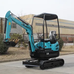 mini excavator small digging machine 1.8 ton garden excavators for sale Factory supplier