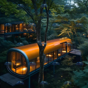 Dayang Modern 20ft Modules de repos préfabriqués en acier pour bureau et jardin, Stations de relaxation, <span class=keywords><strong>Prix</strong></span> usine compétitif Chine - Product Image 3