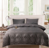 Ensemble de housse de couette capitonnée tendance, 3 pièces, broderie shabby chic, ensembles de literie pour la maison, housses de couette