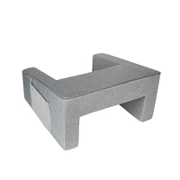 Logo-Anpassung Markenbedrucktes Gestricktes Bambus/Baumwolle Memory-Schaum Ergonomisches Dreieck-Lesekissen mit Abnehmbarem & Waschbarem Bezug