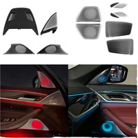 Penutup Speaker LED Soonma G30 dengan Lampu Ambient 12V untuk Seri 5 G30 Penutup Tweeter Depan Bercahaya