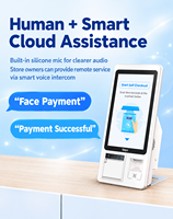 Terminal de point de vente (PDV) tactile pour borne de commande automatique avec imprimante thermique, paiement par code QR et SDK pour restaurants et cafés
