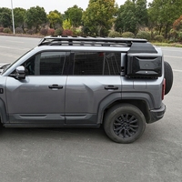 Porte-bagages de toit universel Nuoyisen en alliage d'aluminium robuste avec déflecteur de vent pour Jeep SUV 4x4, capacité supérieure à 100 kg