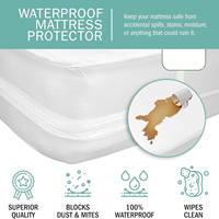 Protège-matelas imperméable sur mesure de haute qualité, housse de lit entièrement enveloppante, drap imperméable pour usage hospitalier, style uni