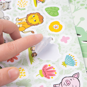 Set di Adesivi e Stencil con Libro da Colorare, Modelli Personalizzati, Giocattolo Divertente per Bambini per Creazioni Manuali - Product Image 2