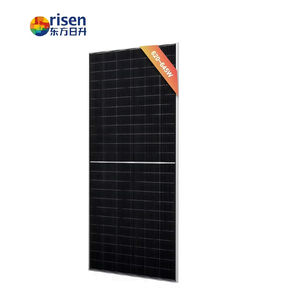 Panneau solaire monocristallin bifacial à double vitrage Risen RSM156-9-620-645BNDG de type N, 620W-645W, efficacité 23,1%, argenté - Product Image 1