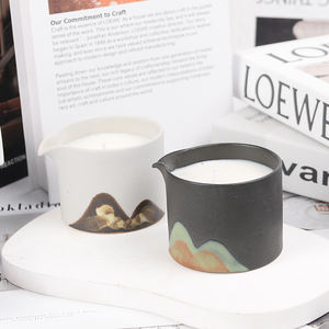 Bougie de <span class=keywords><strong>massage</strong></span> pour le corps <span class=keywords><strong>sexy</strong></span>, pédicure, parfum naturel, cire de soja, pot en céramique, bec verseur, fabrication artisanale, écologique, sans flamme, sans fumée, Halloween - Product Image 5