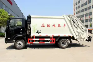 Shacman X9 Müllwagen 4x2 Mini-Lkw Preis 130ps China günstig kundenspezifische Lkw Druckmüllfahrzeuge