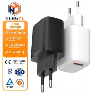 Adaptador de Pared Portátil de Carga Súper Rápida, Cargador <span class=keywords><strong>USB</strong></span> 3.0 de Alta Calidad QC3.0 de 18 W, 9 V 2 A, 5 V 3 A, Enchufe EU/UK/US, Ecológico - Product Image 1