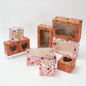 Caja de Papel Transparente con Forma de Corazón para Regalos, Dulces, Chocolates, Embalaje para el Día de San Valentín, Regalo Empresarial - Product Image 2