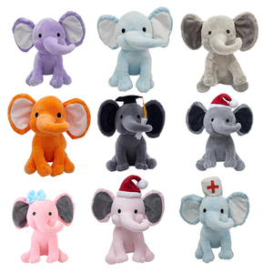 Éléphant en peluche <span class=keywords><strong>personnalisé</strong></span> de 25 cm pour annonce de <span class=keywords><strong>naissance</strong></span>, souvenir pour baby shower, révélation du sexe, décorations de rentrée scolaire - Product Image 6
