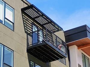 ستائر مخصصة من السبائك المعدنية المظلات والمداخل الخارجية - Product Image 4