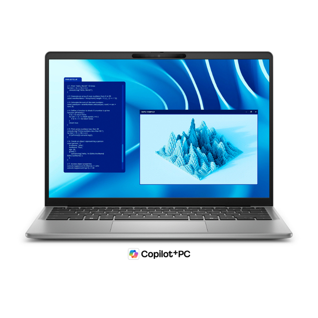 2025 New Dell Latitude 7455 AI Laptop Snapdragon X Plus X1P-64-100 10 cores 3.4 GHz 16GB 512GB SSD 14" QHD+ CE/RoHS Certified