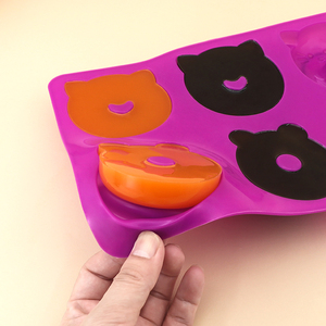 Bear Donut Mouse <span class=keywords><strong>Molde</strong></span> <span class=keywords><strong>de</strong></span> silicona 6 Set para DIY Cake Jelly Pudding Cookie Herramienta para hornear <span class=keywords><strong>Molde</strong></span> <span class=keywords><strong>de</strong></span> resina Forma <span class=keywords><strong>de</strong></span> número para uso <span class=keywords><strong>de</strong></span> jabón - Product Image 4