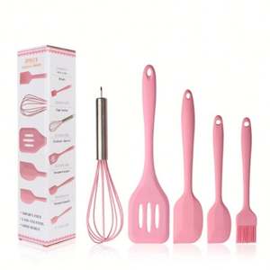 Juego de utensilios de cocina, gran oferta, divertido juego ecológico de 5 utensilios de cocina antiadherentes - Product Image 2