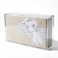 Boîte de rangement domestique en acrylique transparent en gros avec panneaux haute transparence, ton neutre, présentoir de vente au détail, étanche à la poussière, sans joint