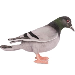 Piccione Peluche Giocattolo Piccione Morbido Uccello Imbottito Colomba Peluche Giocattolo Coccoloso Adatto a Decoratio Peluche Collezionabile Adatto per Ragazzi e Ragazze Compleanno(20 cm