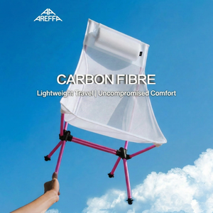 Silla de Camping Plegable Areffa, Minimalista, de Fibra de Carbono Dyneema, Ligera y Portátil - Product Image 1
