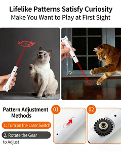 Jouet pour chat <span class=keywords><strong>laser</strong></span> en plastique rechargeable par USB, pointeur <span class=keywords><strong>laser</strong></span> infrarouge, lampe torche multi-motifs, vente en gros - Product Image 4