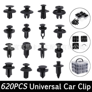 Clips en plastique pour voiture, 620 pièces, 16 tailles, attaches pour kit de réparation de pare-chocs et de garde-boue - Product Image 2