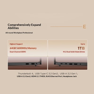 ThinkPad รุ่นใหม่ ขนาด 16 นิ้ว ประสิทธิภาพสูง สำหรับธุรกิจและสำนักงาน ซีรีส์ Book รุ่นอัปเกรดแล็ปท็อปสำหรับนักเรียน E16 AI PC Dell รุ่นใหม่ ขนาด 16 นิ้ว Hi - Product Image 3