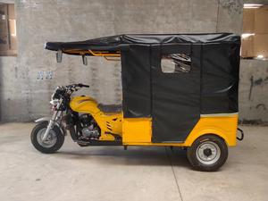 Mayorista Chino 150CC Gasolina 3 Ruedas Tuk Cerrado Doble Filas Triciclo Motorizado Con Techo Para <span class=keywords><strong>Taxi</strong></span> - Product Image 4