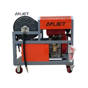 200bar-40lpm-18hpgasoline powered drainage pipe cleaning machine suitable for hotel pipeline cleaning