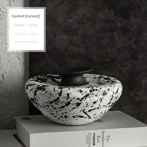 Sculture in Ceramica Rustica di Lusso Jingdezhen, <span class=keywords><strong>Oggetti</strong></span> Decorativi Rotondi da Tavolo <span class=keywords><strong>per</strong></span> Fiori e Vasi Decorativi - Product Image 6