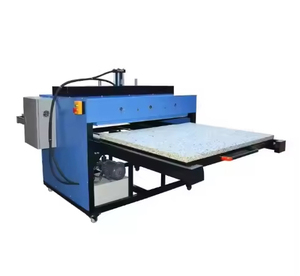 Semiautomática 100*120cm gran formato camiseta sublimación impresión hidráulica máquina de prensa de calor neumática para tela HOJA DE Metal - Product Image 6