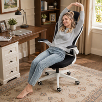Offre Spéciale chaise de bureau élévatrice moderne avec appui-tête tournant Anji Home chaise pivotante de direction chaise en maille à faible coût